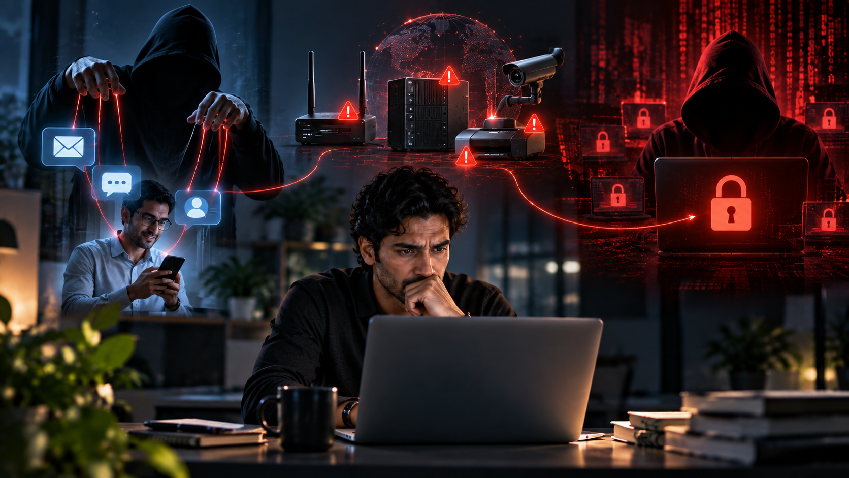 Social Engineering, Unpatched Edges and Old Ransomware