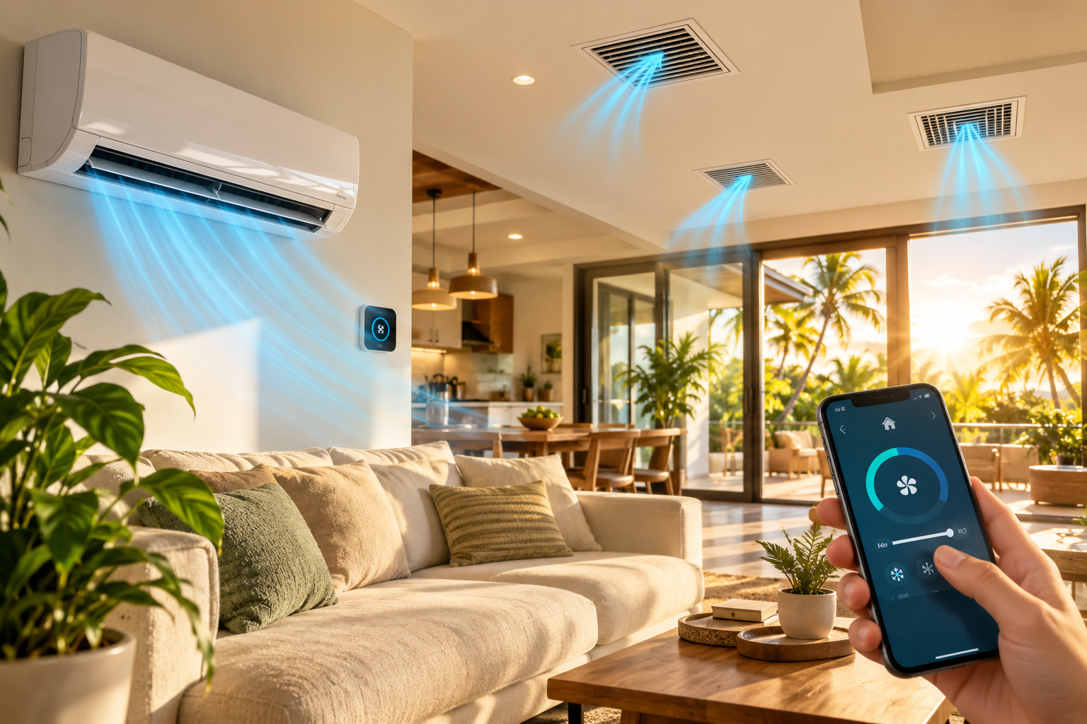 Warm-Climate Smart Cooling: Automating Air Conditioning & Smart Vent Balancing